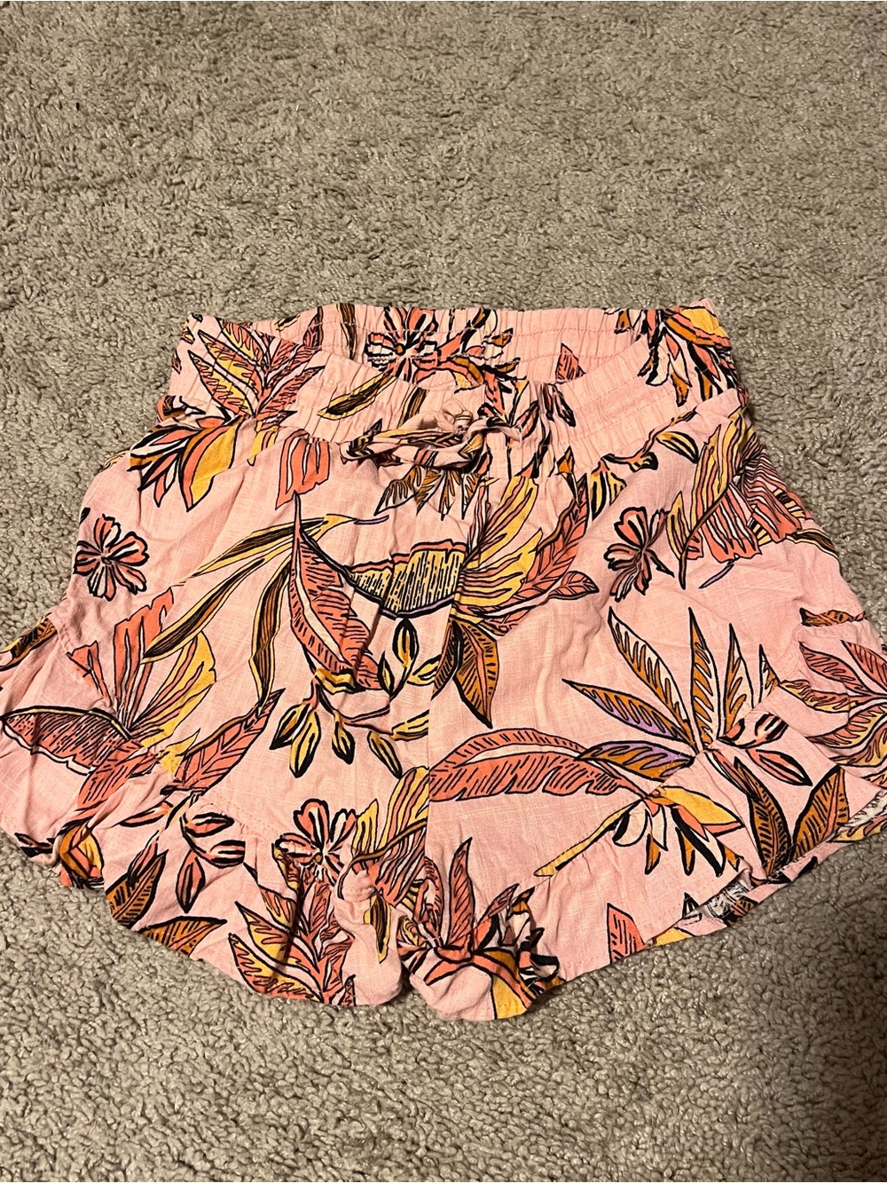 wild fable Pink Floral Elastic-Waist Shorts